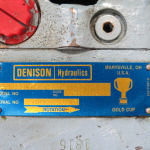 Denison P24 GOLD CUP Piston Pump / Motor