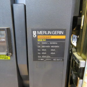 Merlin Gerin Masterpact Circuit Breaker Type: M08 N1 800 A