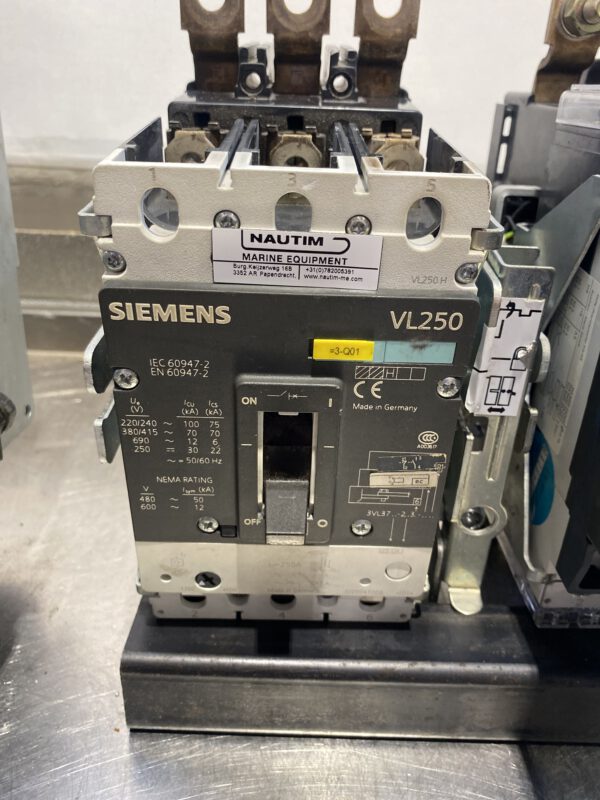 Siemens Breaker VL250-H