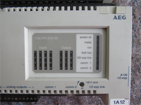 AEG Schneider Modicon 110 CPU 612 03