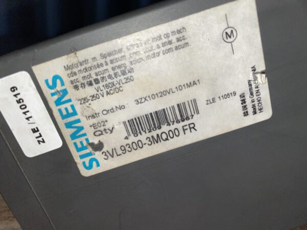 Siemens Breaker 3VL9300-3MQ00 FR